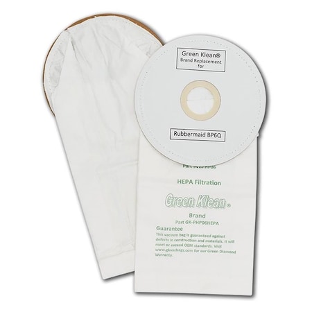 Green Klean ProClean, QuietPro-CN, Sequoia & RunningVac Replacement Vacuum Bags, 100PK GR134979
